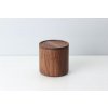 Dóza kulatá z ořechového dřeva 13 cm  Continenta