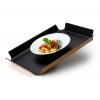 Protiskluzový servírovací podnos 45 cm černý  Continenta