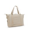 Taška ART M Signature Beige Embossed  Kipling