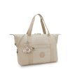 Taška ART M Signature Beige Embossed  Kipling