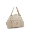 Taška ART M Signature Beige Embossed  Kipling