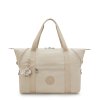 Taška ART M Signature Beige Embossed  Kipling