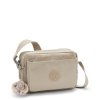 Kabelka ABANU M Signature Beige Embossed  Kipling