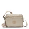 Kabelka ABANU M Signature Beige Embossed  Kipling
