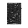 Front Wallet CLICK SLIDE Sleek Croco Black Black95jktXMLlVtsW