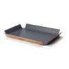 Protiskluzový servírovací podnos 41 cm šedý  Continenta