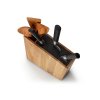 Blok na nože s flexi vložkou a přihrádkou, dub  Continenta