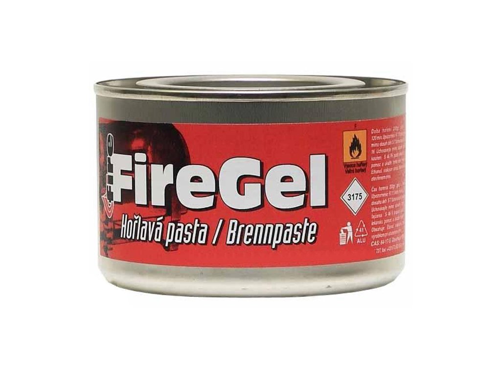 Horľavý gél v plechovke Mandy