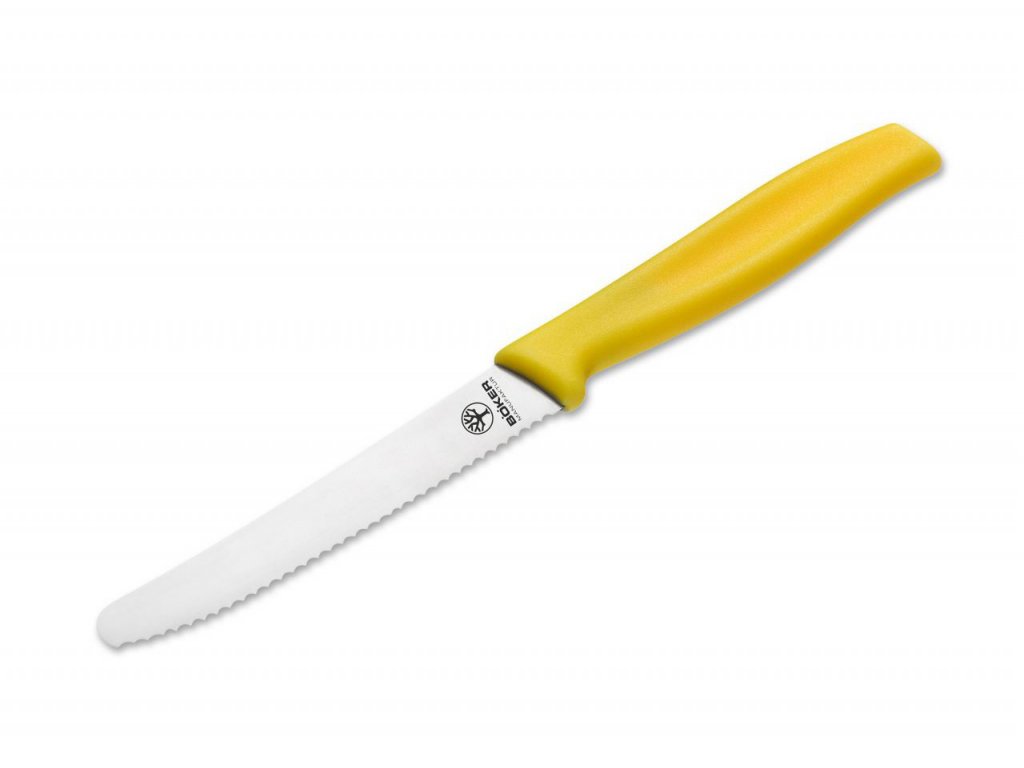 Kuchynský nôž Sandwich 10,5 cm žltý Böker Solingen