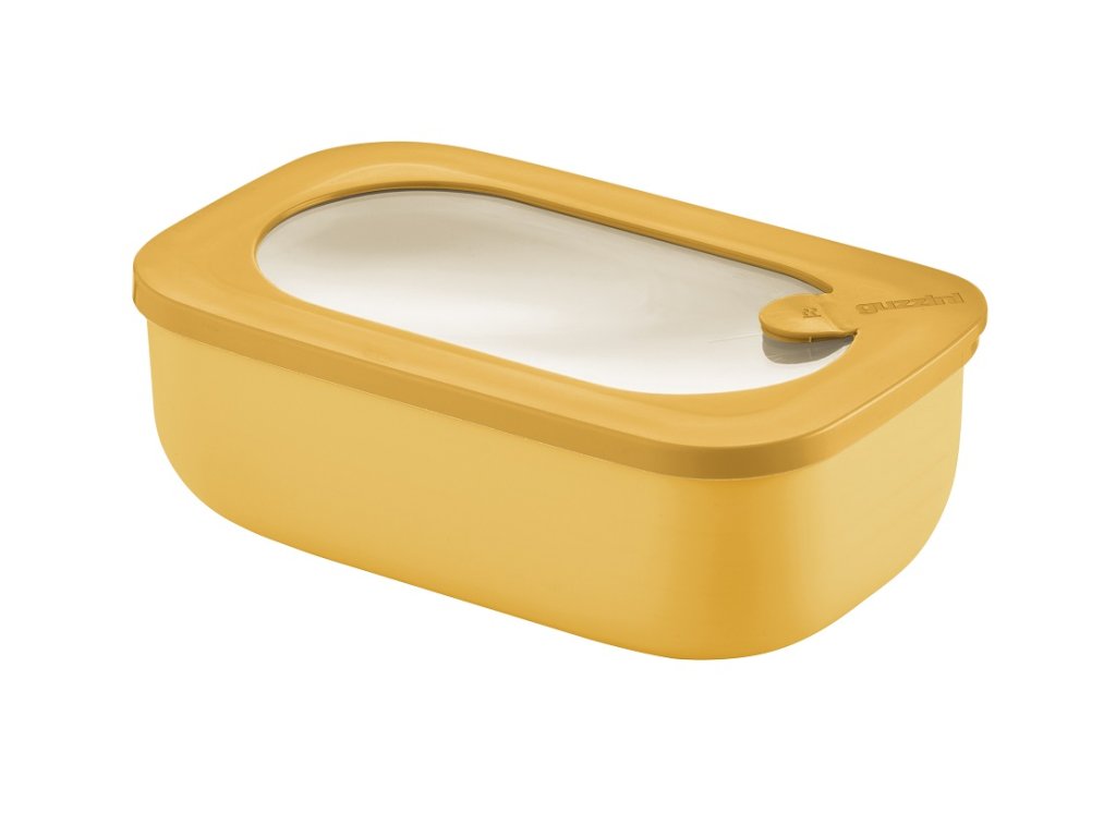 Box na jedlo/potraviny obdĺžnikový ECO STORE&MORE 900 ml Mango Yellow Guzzini