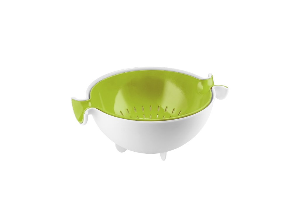 Súprava misky a cedidla Apple Green Guzzini