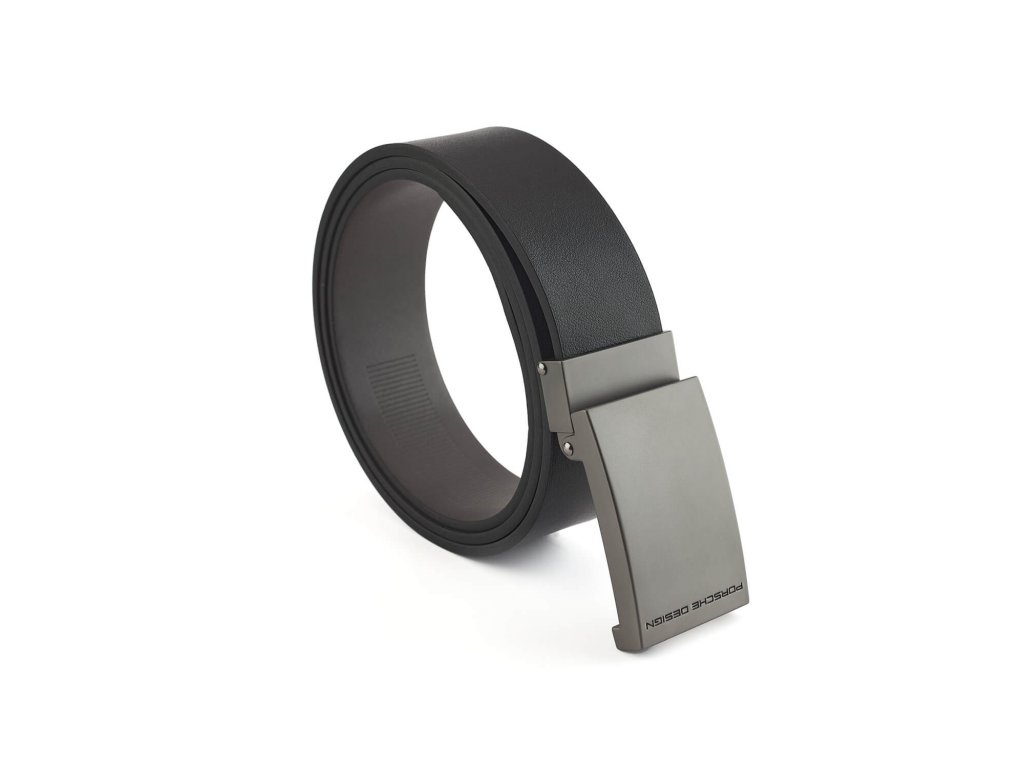 Opasok Business Belt Plate 120 cm kožený čierny Porsche Design