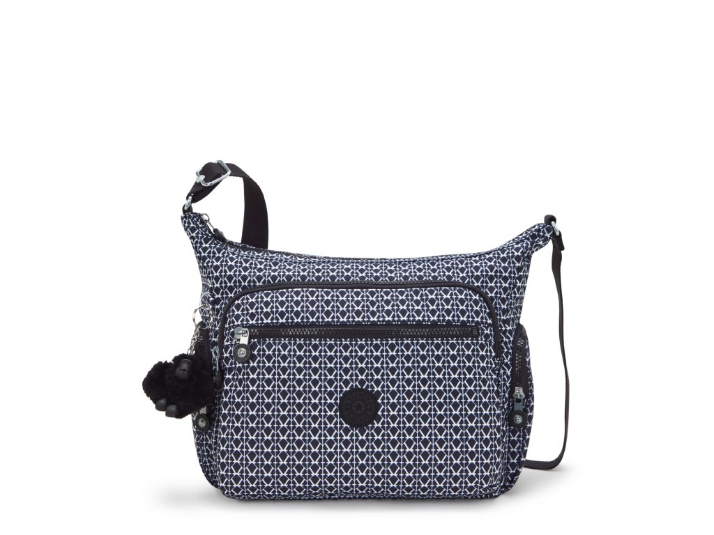 Kabelka GABBIE SIGNATURE PRINT Kipling