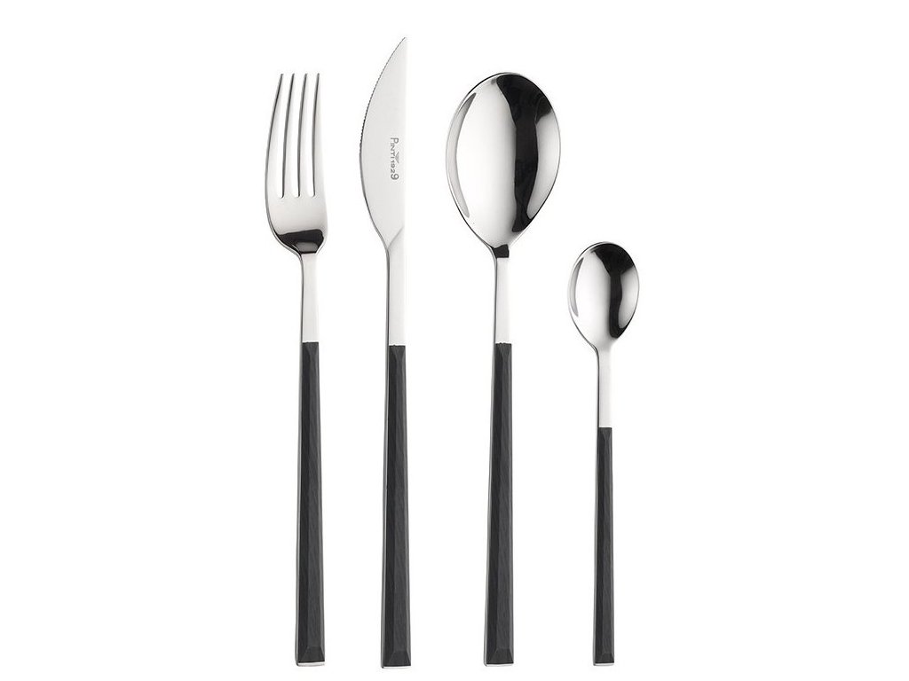 Súprava príborov Sushi Queen Ebony 24 ks Pintinox