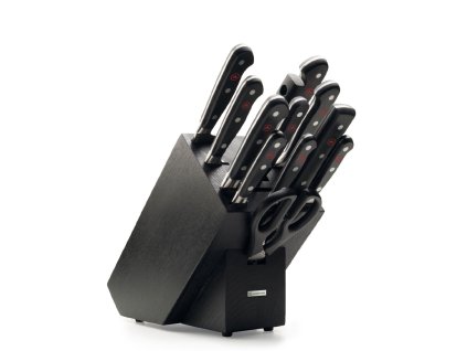 Súprava nožov CLASSIC 12 ks v čiernom stojane  Wüsthof