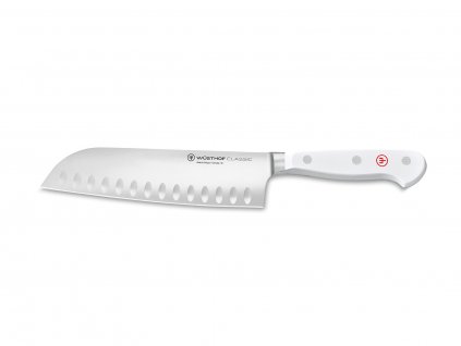Nôž Santoku CLASSIC WHITE 17 cm s výbrusom  Wüsthof