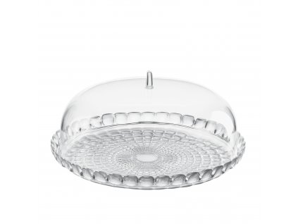 Podnos na tortu s poklopom TIFFANY priesvitný 36 cm  Guzzini