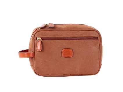 Kozmetická taška Life Necessaire Shave Case Camel  Bric`s