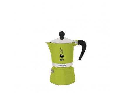 Mokka kávovar Rainbow na 3 šálky zelený  Bialetti