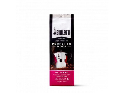 Káva mletá Perfetto Moka Delicato 250 g  Bialetti