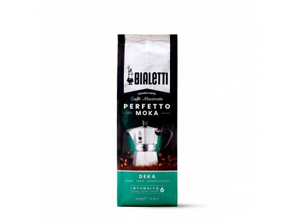 Káva mletá Perfetto Moka Decaffeinato 250 g  Bialetti