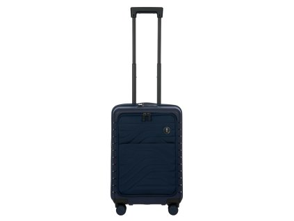 Kufor B|Y Ulisse Expandable Carry-on Trolley ocean blue s predným vreckom  Bric`s