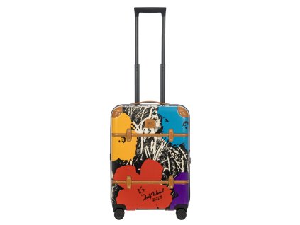 Kufor Andy Warhol Cabin Trolley Black Flowers  Bric`s
