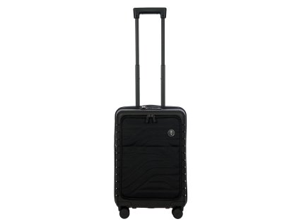 Kufor B|Y Ulisse Expandable Carry-on Trolley Black s predným vreckom  Bric`s
