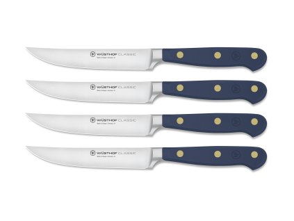 Súprava 4 ks steakových nožov CLASSIC COLOUR 12 cm Wild Blueberry  Wüsthof
