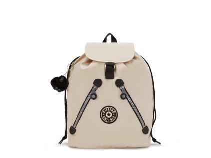 Batoh NEW FUNDAMENTAL L Back to Beige H  Kipling