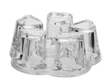 16965 01 Rechaud aus Glas fuer Kannen 6 bis 10 cm Karl Weis