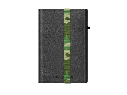 Peňaženka Click & Slide Strap Edge Nappa Black Camouflage/Black  TruVirtu