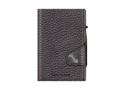 Peňaženka Click & Slide Pebble Brown/Silver  TruVirtu