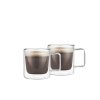 Súprava 2 ks hrnčekov s uchom a dvojitým sklom 150 ml  WEIS