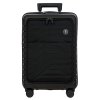Kufor B|Y Ulisse Expandable Carry-on Trolley Black s predným vreckom  Bric`s