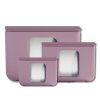 Súprava 3 dóz na potraviny PEEK BOX QUADRO Mauve  Blimplus