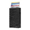 Peňaženka Click & Slide Sleek Croco Black/Black  TruVirtu