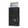 Peňaženka Click & Slide Croco Black/Black  TruVirtu