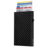Puzdro na karty Click & Slide Carbon Fibre Black/Black  TruVirtu