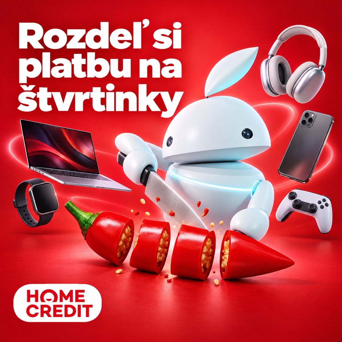 Homecredit nakup na stvrtinky