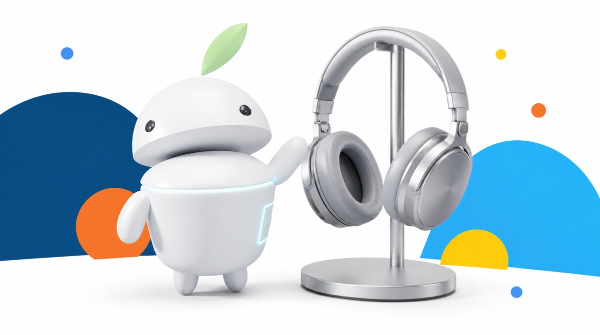 Maskot iguru.sk pri prémiových over-ear slúchadlách AirPods Max — oplatia sa v roku 2026