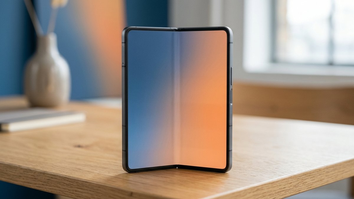 Skladací telefón typu Galaxy Z Fold 6 rozložený na stole — oplatí sa kúpiť v roku 2026