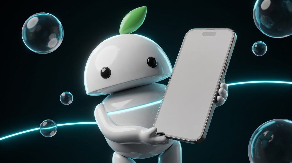 Výkup iPhone v iguru.sk – maskot drží iPhone, Košice a online SK a CZ