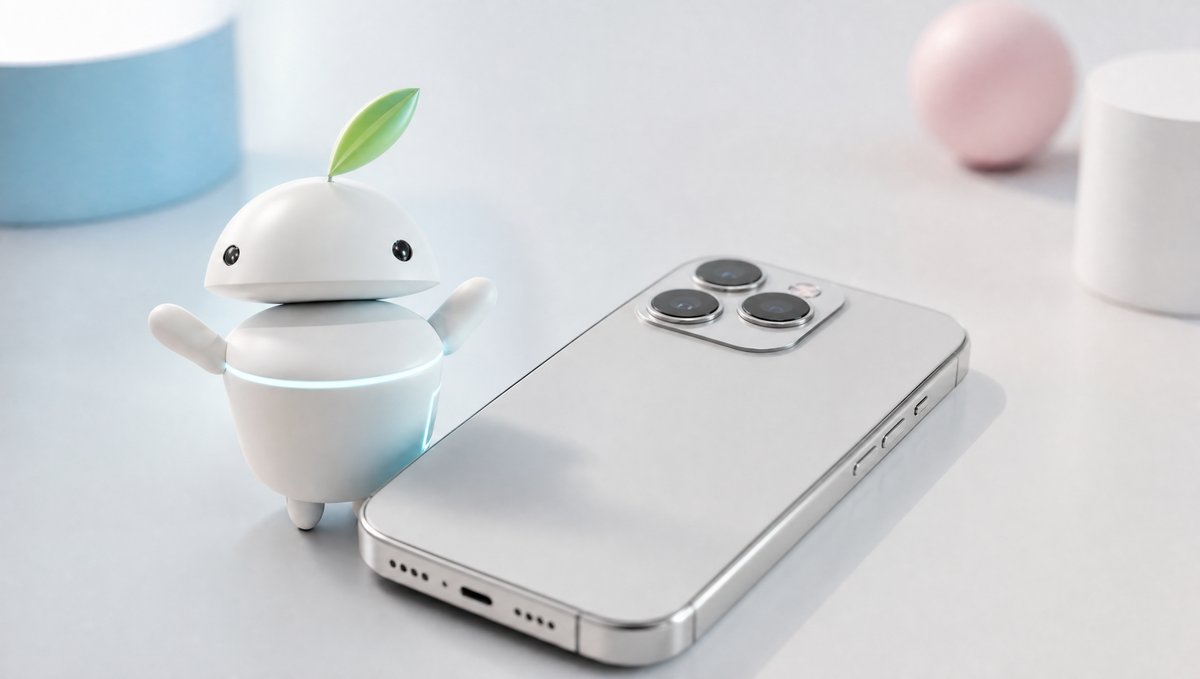 Renovovaný iPhone 13 Pro Max so štvorcovým modulom troch fotoaparátov a maskot iguru.sk