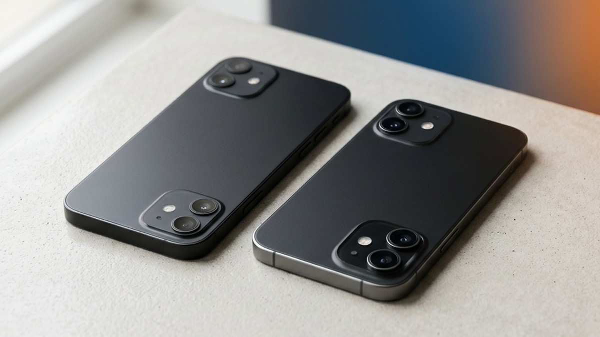 Repasovaný iPhone 13 a iPhone 14 vedľa seba — porovnanie dvoch generácií