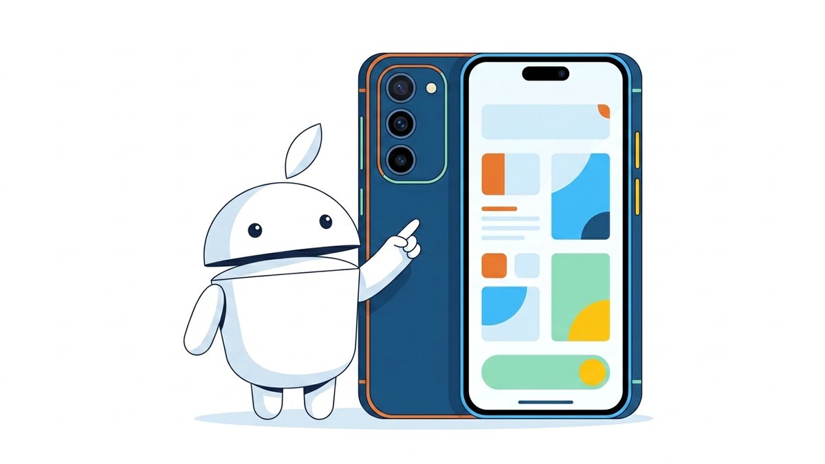 Repasovaný iPhone 14 Pro v roku 2026 — maskot iguru.sk ukazuje na smartfón s Dynamic Island