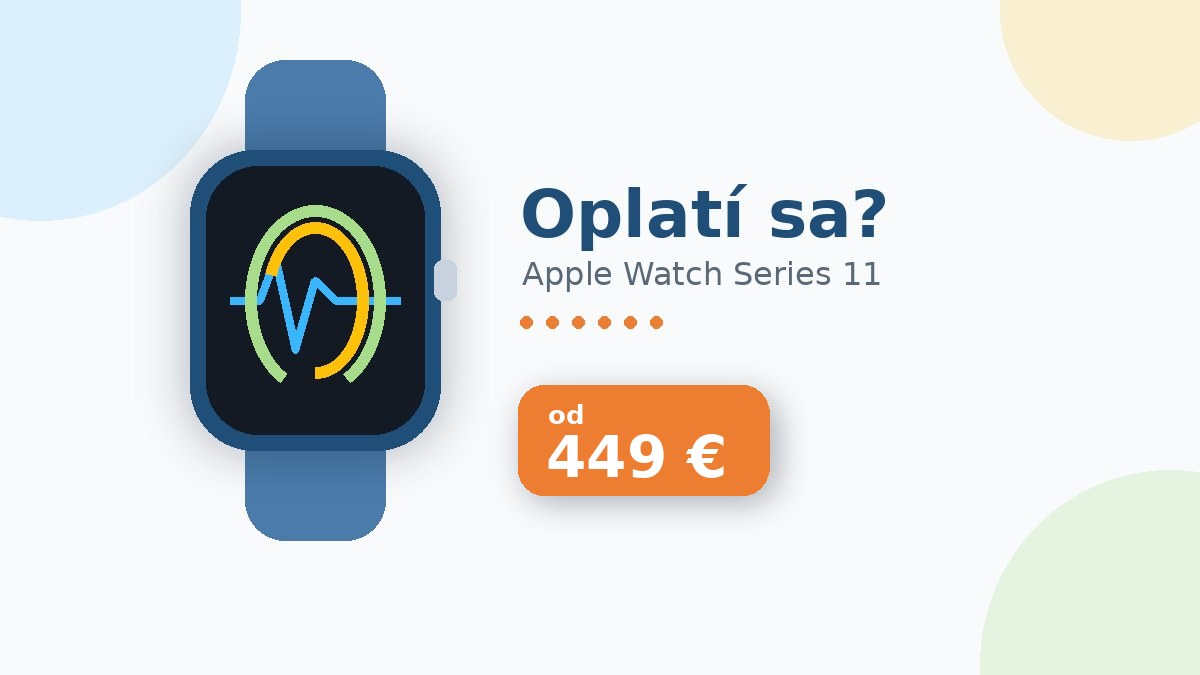 Apple Watch Series 11 s meraním zdravia a 5G, cena od 449 eur na iguru.sk