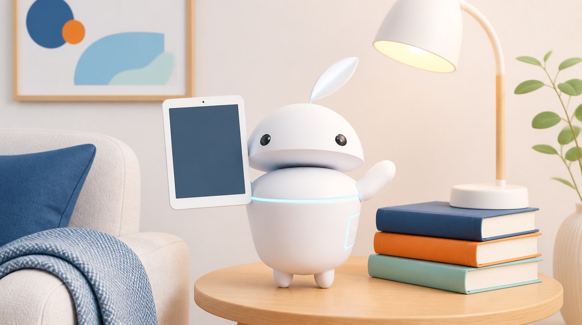 Maskot iguru.sk ukazuje starší iPad ako lacný tablet do obývačky