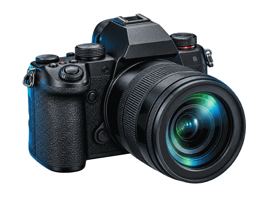 Fotoaparáty Panasonic – ilustračná produktová scéna