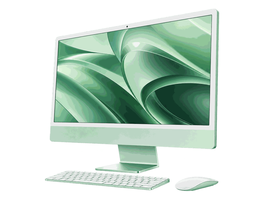iMac – ilustračná produktová scéna